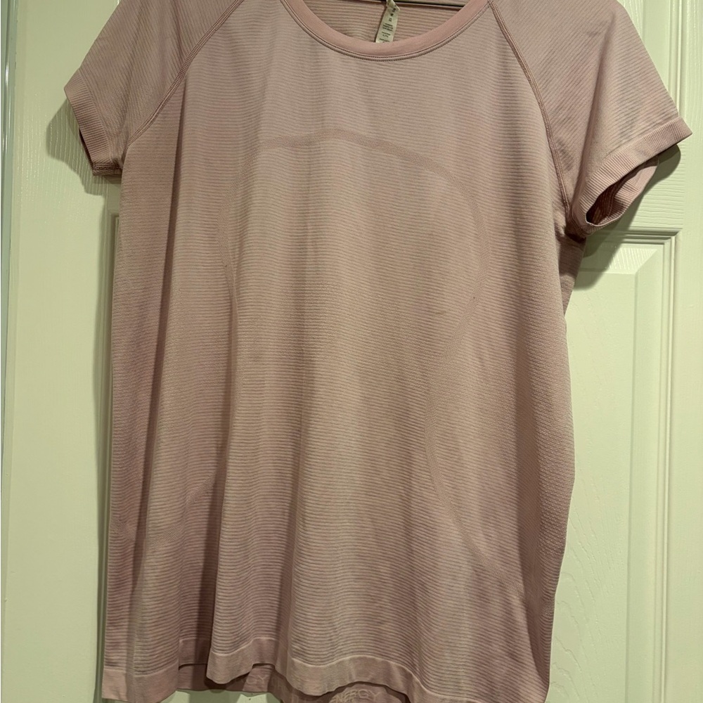 Women’s Short Sleeve Athletic Tee - Dusty Pink